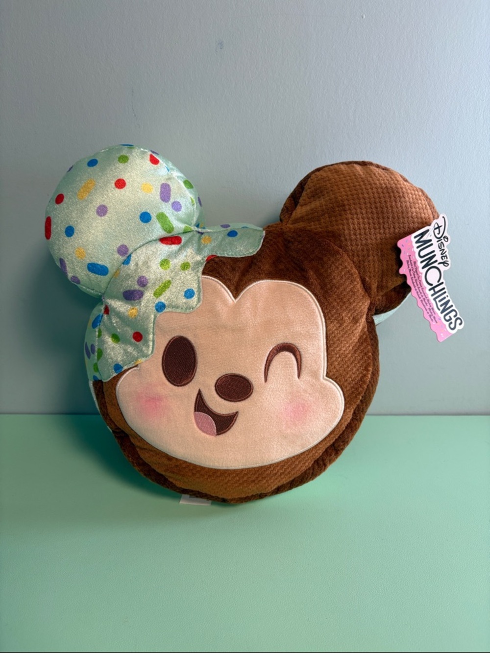 Disney Munchlings Mickey Mouse Scented Mint Dipped Ice Cream Sandwich Plush Toy